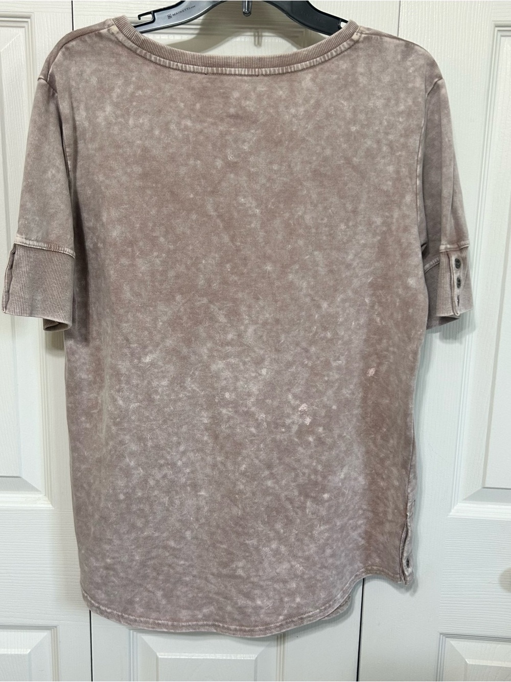 Jane & Delancey Zadig & Voltaire Dusty Pink Mineral-Wash Sweatshirt Sz M - Picture 5 of 10